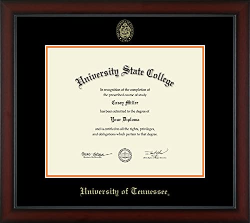The University of Tennessee Knoxville - Officially Licensed - Gold Embossed Diploma Frame - Document Size 17" x 14"