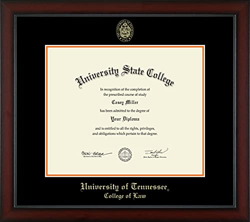 The University of Tennessee Knoxville College of Law - Officially Licensed - Gold Embossed Diploma Frame - Document Size 17" x 14"