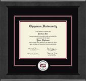 Church Hill Classics Chapman University - Lasting Memories Edition - Featuring Arena Moulding - Officially Licensed - Diploma Size 11" x 8.5"