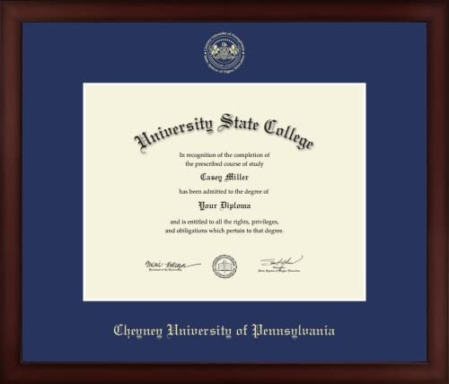 Cheyney University - Officially Licensed - Gold Embossed Diploma Frame - Document Size 11" x 8.5"