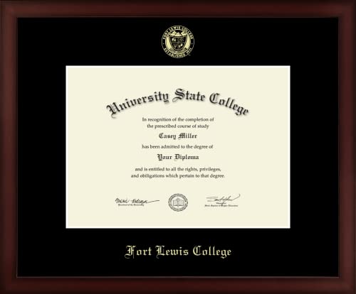 Fort Lewis College - Officially Licensed - Gold Embossed Diploma Frame - Document Size 11" x 8"