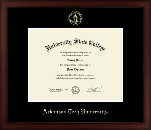 Arkansas Tech University - Officially Licensed - Gold Embossed Diploma Frame - Document Size 11" x 8.5"