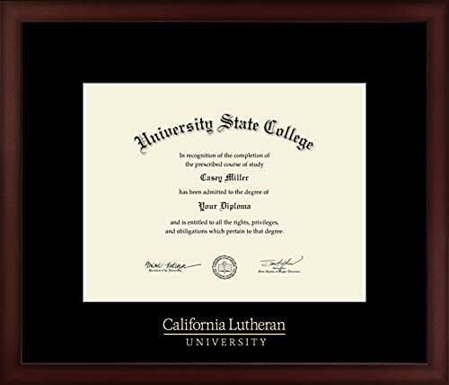 California Lutheran University - Officially Licensed - Gold Embossed Diploma Frame - Document Size 11" x 8.5"