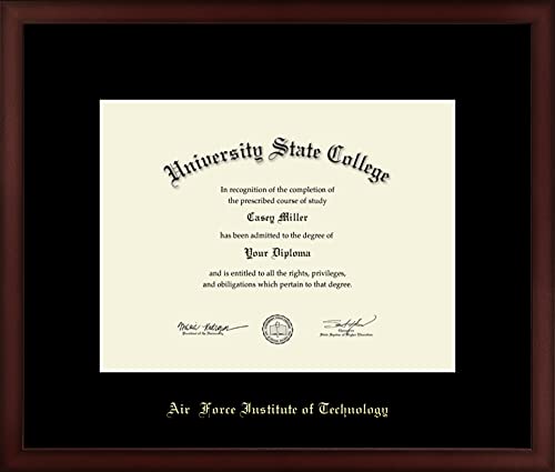 Air Force Institute of Technology - Officially Licensed - Gold Embossed Diploma Frame - Document Size 13" x 10"