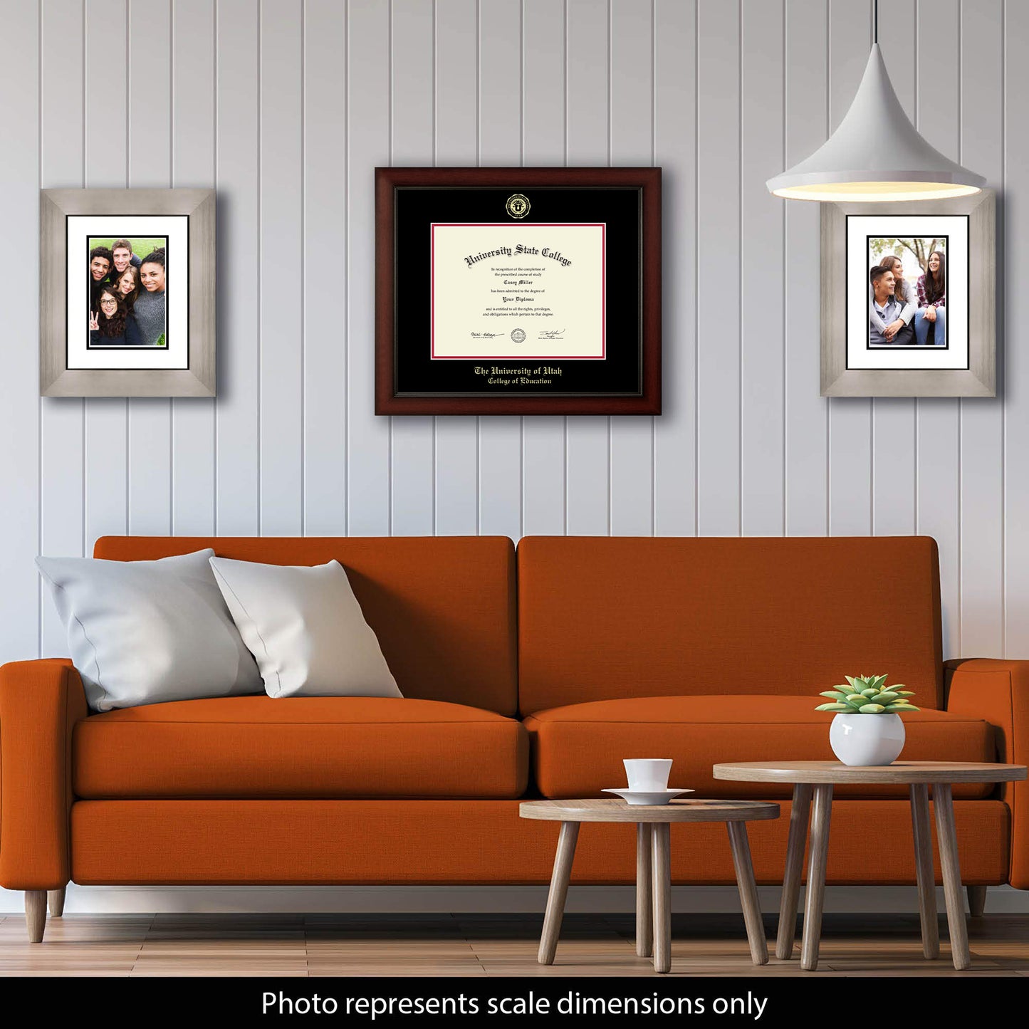 The University of Utah College of Education - Officially Licensed - Gold Embossed Diploma Frame - Document Size 11" x 8.5"