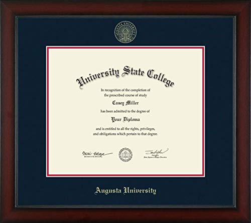 Augusta University - Officially Licensed - Gold Embossed Diploma Frame - Document Size 17" x 14"