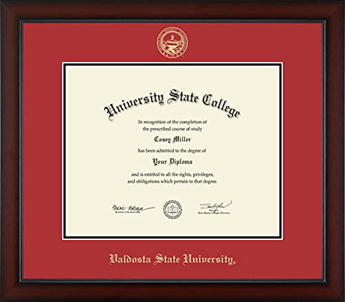 Valdosta State University - Officially Licensed - Gold Embossed Diploma Frame - Document Size 15" x 12"