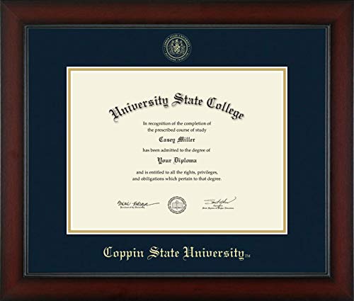 Coppin State University - Officially Licensed - Master's - Gold Embossed Diploma Frame - Document Size 12" x 9"