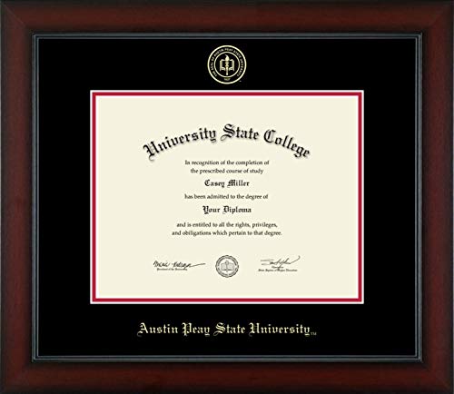 Austin Peay State University - Officially Licensed - Gold Embossed Diploma Frame - Document Size 11" x 8.5"