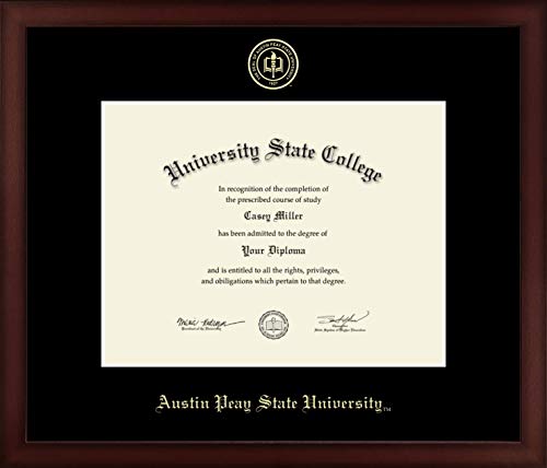 Austin Peay State University - Officially Licensed - Gold Embossed Diploma Frame - Document Size 11" x 8.5"