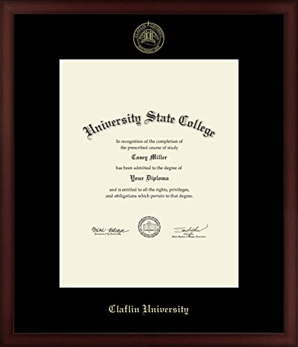 Claflin University - Officially Licensed - Gold Embossed Diploma Frame - Document Size 11" x 14"