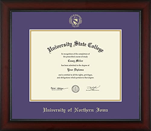 University of Northern Iowa - Officially Licensed - Bachelor's - Gold Embossed Diploma Frame - Document Size 11" x 8.5"