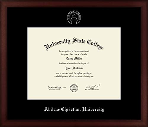 Abilene Christian University - Officially Licensed - Silver Embossed Diploma Frame - Document Size 11" x 8.5"