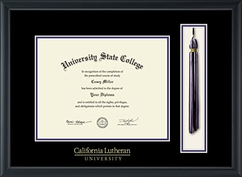 California Lutheran University - Officially Licensed - Gold Embossed Tassel Diploma Frame - Document Size 11" x 8.5"