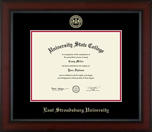 East Stroudsburg University - Officially Licensed - Gold Embossed Diploma Frame - Document Size 11" x 8.5"