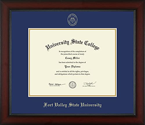 Fort Valley State University - Officially Licensed - Gold Embossed Diploma Frame - Document Size 11" x 8.5"