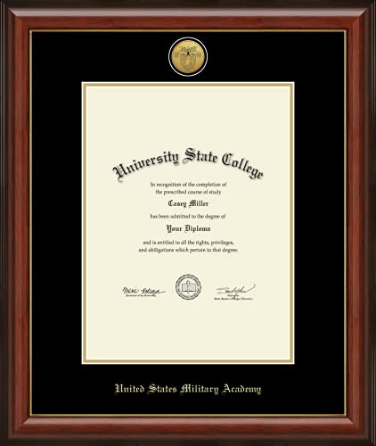 United States Military Academy Westpoint - Officially Licensed - Bachelor's - Gold Medallion Diploma Frame - Document Size 18" x 24"