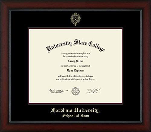 Fordham University School of Law - Officially Licensed - Gold Embossed Diploma Frame - Document Size 18" x 14.5"