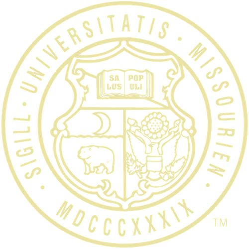 University of Missouri Columbia School of Medicine - Officially Licensed - Pre-Spring 2021 PhD - Gold Embossed Diploma Frame - Document Size 14" x 17"