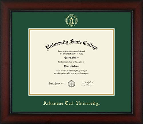 Arkansas Tech University - Officially Licensed - Gold Embossed Diploma Frame - Document Size 11" x 8.5"