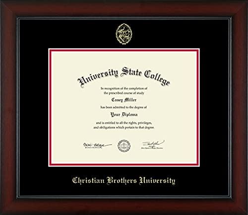 Christian Brothers University - Officially Licensed - Gold Embossed Diploma Frame - Document Size 11" x 8.5"