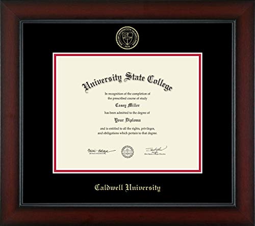 Caldwell University - Officially Licensed - Bachelor's - Gold Embossed Diploma Frame - Document Size 10" x 8"