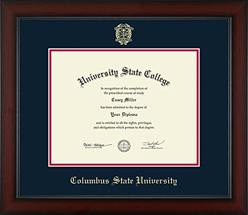 Columbus State University - Officially Licensed - Bachelor's - Gold Embossed Diploma Frame - Document Size 11" x 8.5"