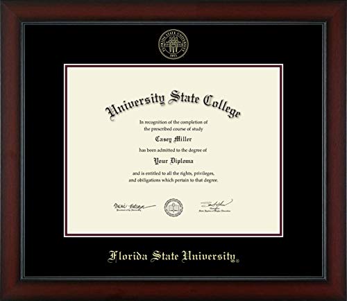 Framerly For Florida State University - Officially Licensed - Gold Embossed Diploma Frame - Document Size 14" x 11"