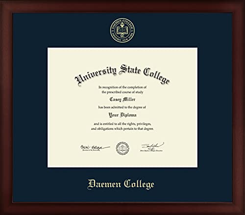 Daemen College - Officially Licensed - Gold Embossed Diploma Frame - Document Size 10" x 8"