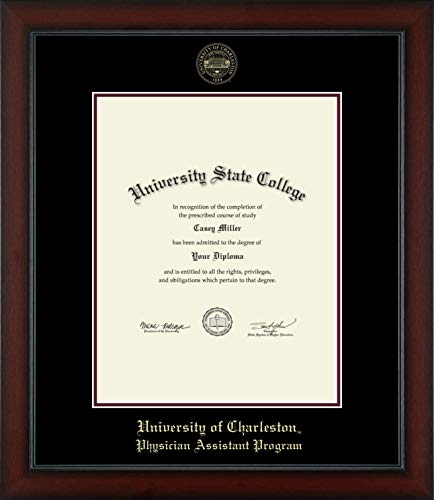 University of Charleston Physician Assistant Program - Officially Licensed - Gold Embossed Diploma Frame - Document Size 11" x 14"