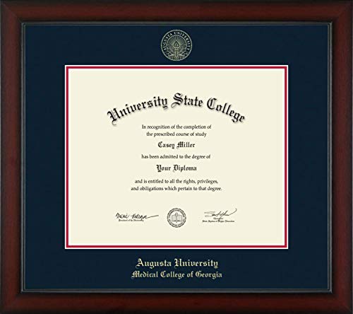 Augusta University Medical College of Georgia - Officially Licensed - Gold Embossed Diploma Frame - Document Size 22" x 18"