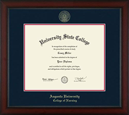 Augusta University College of Nursing - Officially Licensed - Gold Embossed Diploma Frame - Document Size 17" x 14"