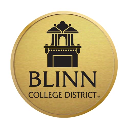 Blinn College - Officially Licensed - Gold Medallion Diploma Frame - Document Size 11" x 8.5"