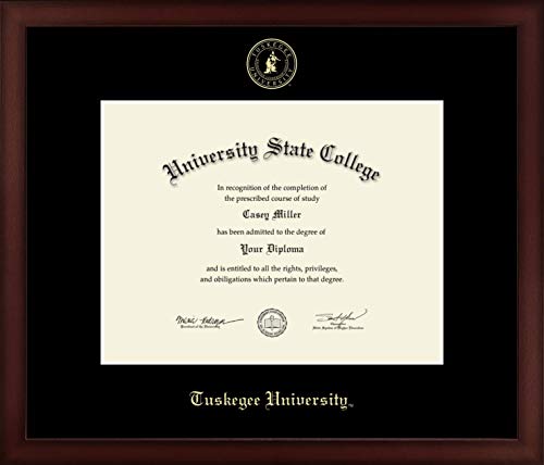 Tuskegee University - Officially Licensed - Gold Embossed Diploma Frame - Document Size 11" x 8.5"