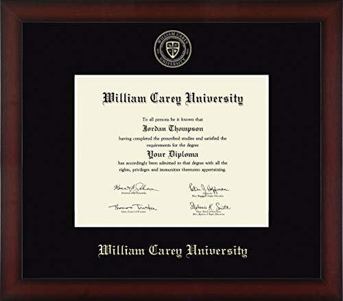 William Carey University - Officially Licensed - Gold Embossed Diploma Frame - Document Size 11" x 8.5"