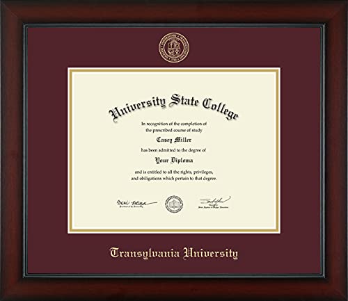 Transylvania University - Officially Licensed - Gold Embossed Diploma Frame - Document Size 11" x 8.5"