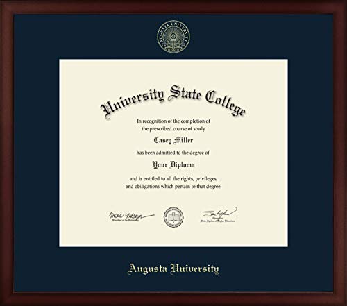 Augusta University - Officially Licensed - Gold Embossed Diploma Frame - Document Size 17" x 14"