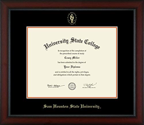 Sam Houston State University - Officially Licensed - Gold Embossed Diploma Frame - Document Size 14" x 11"