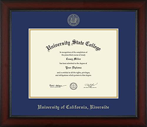 University of California Riverside - Officially Licensed - Gold Embossed Diploma Frame - Document Size 11" x 8.5"