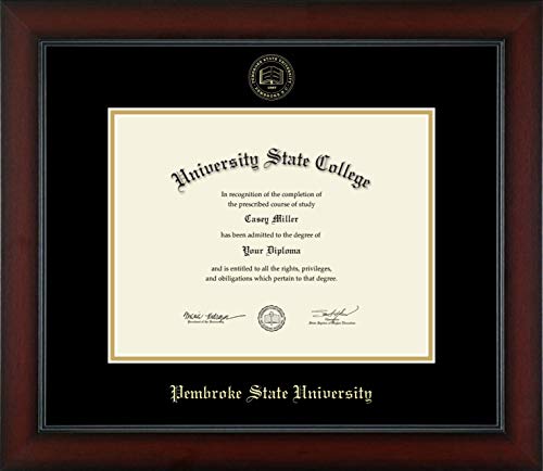 University of North Carolina at Pembroke - Officially Licensed - Gold Embossed Diploma Frame - Document Size 11" x 8.5"