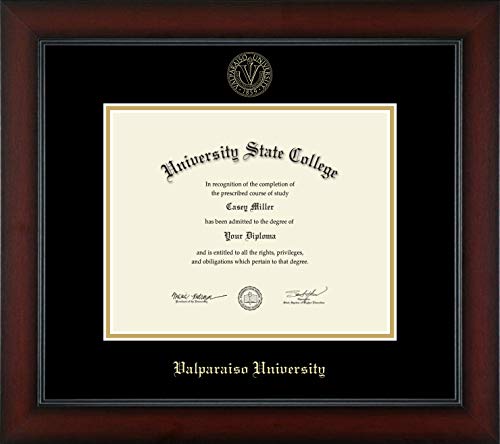 Valparaiso University - Officially Licensed - Gold Embossed Diploma Frame - Document Size 10" x 8"