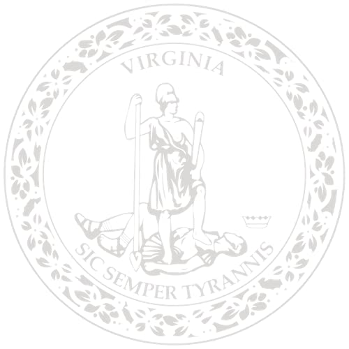 Commonwealth of Virginia - Officially Licensed - Silver Embossed Official State Seal Document Frame - Certificate Size 8.5" x 11"