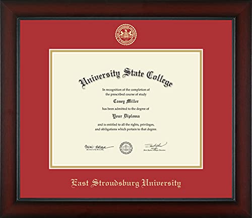 East Stroudsburg University - Officially Licensed - Gold Embossed Diploma Frame - Document Size 11" x 8.5"