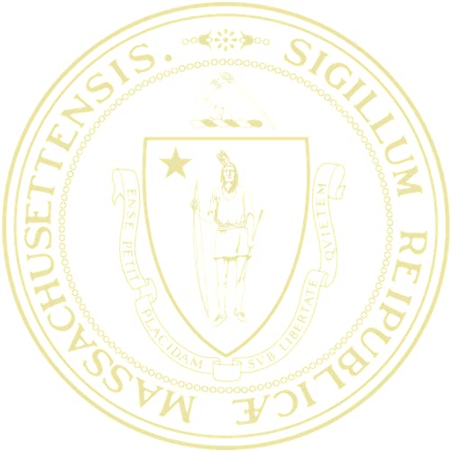 Commonwealth of Massachusetts - Officially Licensed - Gold Embossed Official State Seal Document Frame - Certificate Size 11" x 8.5"