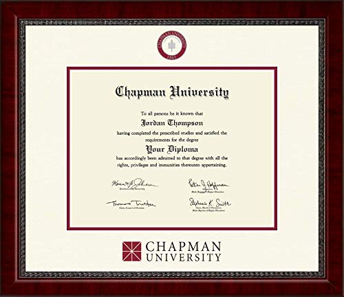 Church Hill Classics Chapman University - Dimensions Edition - Featuring Sutton Moulding - Officially Licensed - Diploma Size 11" x 8.5"