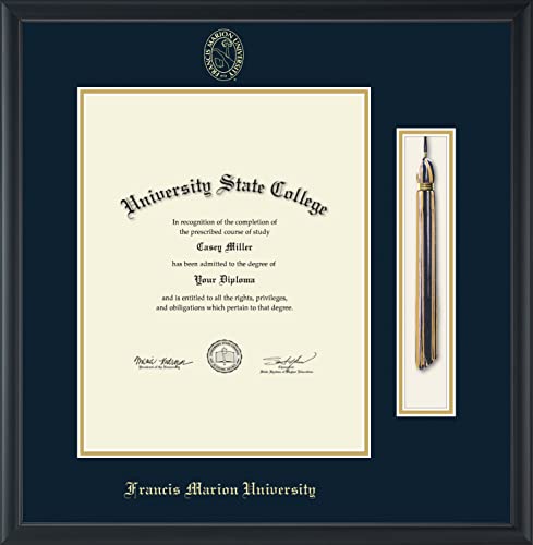 Francis Marion University - Officially Licensed - Gold Embossed Tassel Diploma Frame - Document Size 11" x 14"