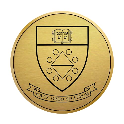 Yale University School of Management - Officially Licensed - Gold Medallion Diploma Frame - Document Size 12.625" x 10.313"