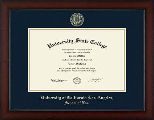 University of California Los Angeles School of Law - Officially Licensed - Gold Embossed Diploma Frame - Document Size 17" x 11"