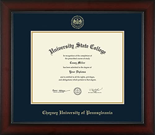 Cheyney University - Officially Licensed - Gold Embossed Diploma Frame - Document Size 11" x 8.5"