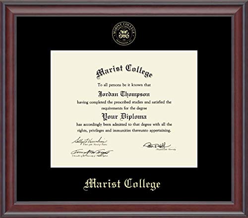 Church Hill Classics Marist College - Gold Embossed - Featuring Studio Moulding - Officially Licensed - Diploma Size 10" x 8"